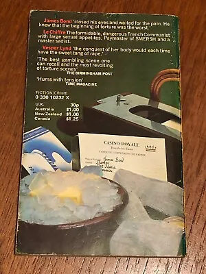 Casino Royale James Bond Ian Fleming 1972 Pan Paperback • £18
