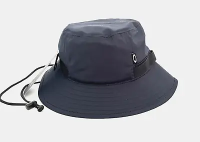 Oakley AE Bucket Hat Navy Adjustable Drawcord One Size NWT Beach Or Everyday • $36