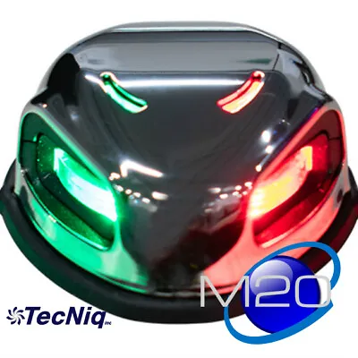 Marine Boat 12V LED RED GREEN BOW Navigation LIGHT 2 Nautical Miles M20 • $51.86