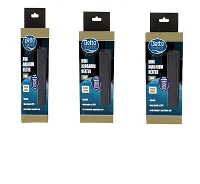 Betta Choice Mini Pre Set Heater 25c Nano Aquarium Heating Small Fish Tanks  • £13.95