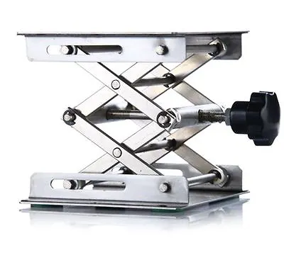 Lab Stainless Steel Lab Jack 4 （10cm）x4 （10cm）Scissor Stand Lifting Table New • $17.95