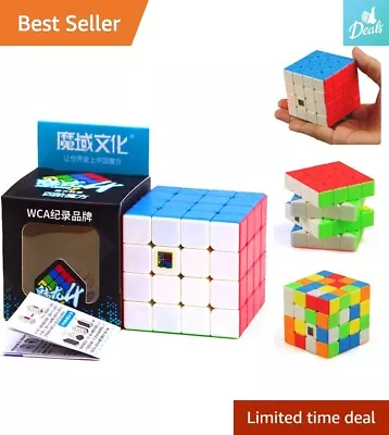 4x4 Magic Cube - Smaller Size Smooth Turning Bright Shades - Perfect Gift • $10.44