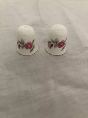 Coalport Bone China Thimbles X2 • £5