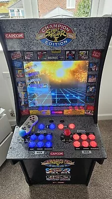 Arcade1UP 3 In 1 Street Fighter Arcade Machine Modified Mame Station Upgraded  • £500