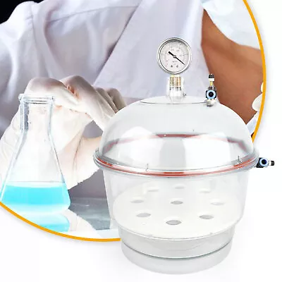 $64.08 • Buy Desiccator Vacuum Polycarbonate Vacuum Desiccator Labs Dessicator Dryer 150mm