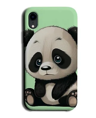 Grumpy Panda Phone Case Cover Funny Sad Faced Face Pandas Children's Green BF54 • £14.95
