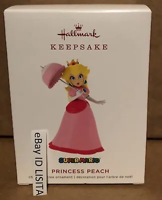 Hallmark 2019 Princess Peach Super Mario Brothers Nintendo Ornament Mint In Box • $34.99