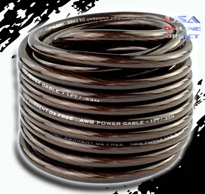 10 Gauge AWG 100% OFC Copper Stranded Power Ground Wire Marine Speaker AMP Cable • $1.49