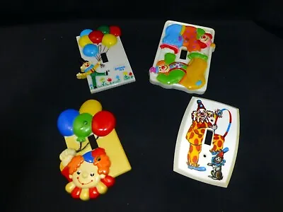 Collection Cute Clown Light Switch Covers Switchplate Vintage Circus Lot • $21.99