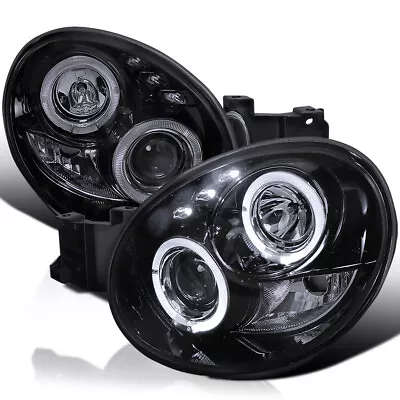 For 02-03 Impreza Wrx Led Projector Headlights Glossy Black • $213.99