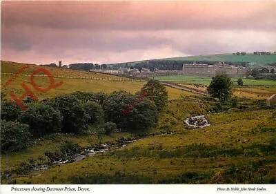 Picture Postcard; Princetown Showing Dartmoor Prison [John Hinde] • £2.19