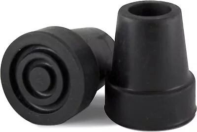 2 Pcs Cane Tips 3/4 Inch Heavy Duty Rubber Cane Tips Anti Slip TPR Replacement • $6.39