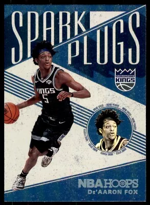 2019-20 Hoops Spark Plugs #9 De'Aaron Fox Sacramento Kings • $1.99