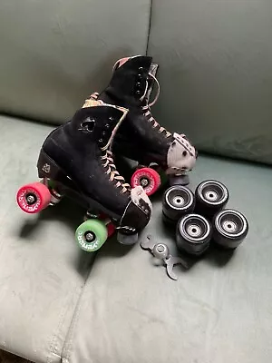 Moxi Lolly Outdoor Roller Skates Size 5 W Extra Radar Energy Wheel Set • $350