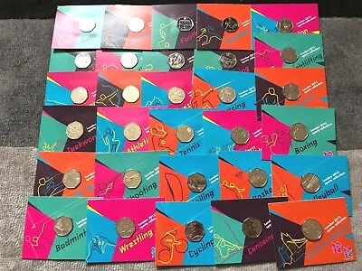 2012 London Olympic Sport Games 50p Coins Sealed CardsAlbumCompleter Medallion • £8.40