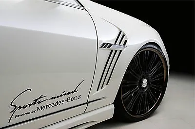 Sports Mind Powered By Mercedes Benz Sport Racing Decal Sticker Emblem Logo BL • $39.95