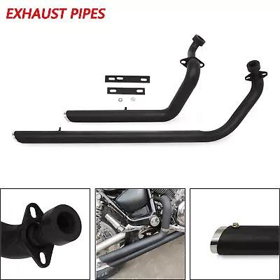 For Yamaha Virago 1100 750 XV750 XV1100 XV700 Exhaust Pipes System With Silencer • $338