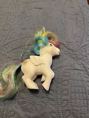 My Little Pony G1 Starshine Rainbow Pegasus Pony 1983 Hasbro Vintage MLP W5 • $9.99