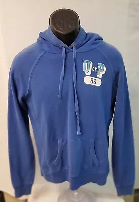 Victoria's Secret University Of Pink Blue Hoodie Sweatshirt Pullover Medium  • $21.99