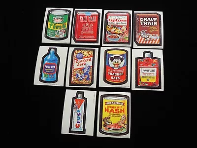 Vintage 60/70s Topps Wacky Packages / Packs Card Lot #2  Read All Before Bidding • $15