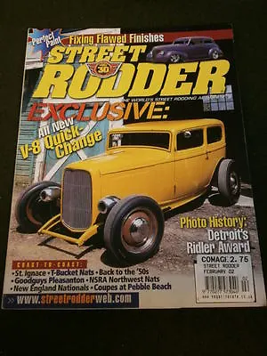 Street Rodder - V-8 Quick Change - Feb 2002 • $8.62