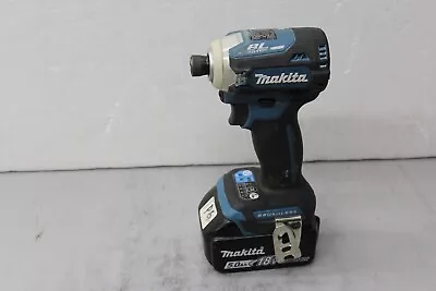 Makita 18V Lithium Ion Brishless Cordless Quick Shift Impact Driver W/ Battery  • $99