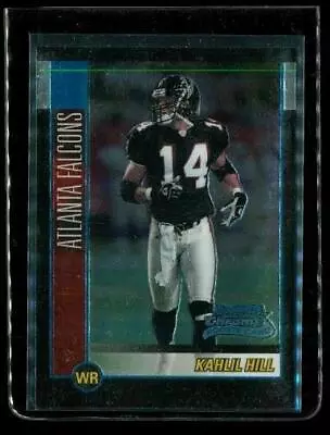 2002 TOPPS BOWMAN CHROME Rookie Football Card #207 KAHLIL HILL Atlanta Falcons • $9.13