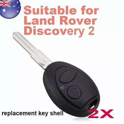 2X 2B Remote Car Key Shell FOB Suitable For Land Rover Discovery 2 TD5 1999 - 04 • $17.50