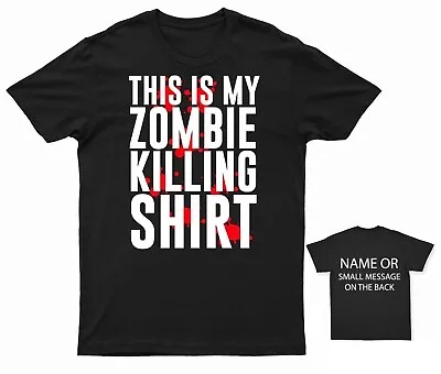 This Is My Zombie Killing Shirt T-shirt Funny Gift • £13.95