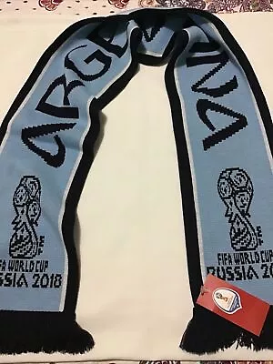 $19.99 • Buy NEW NWT FIFA Russia World Cup / 2018 Argentina National Soccer Futbol Team Scarf