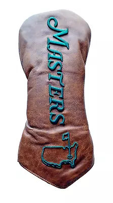 New Links & Kings Masters Augusta National Brown/Green Leather Driver Headcover • $235