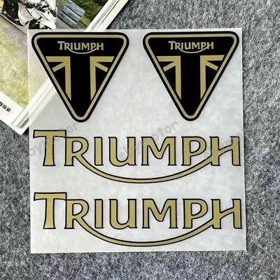 Motorcycle Reflective Fuel Tank Emblem Decal For Triumph Bike Body Badge Sticker • $12.50