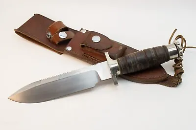 Nice! Rare Vietnam Era Hackman Finland 1/4  Sawback Blade Combat Survival Knife • $649.95