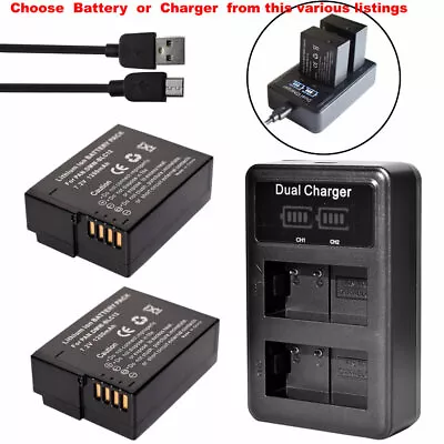 Battery Or LCD USB Charger For Panasonic DMW-BLC12 | DMC-FZ2500 G81 G85 1065105 • $39.89