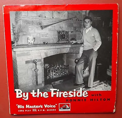 £5 • Buy RONNIE HILTON,By The Fireside,Elusive UK 10  LP HMV Gold 1955.Easy Listening
