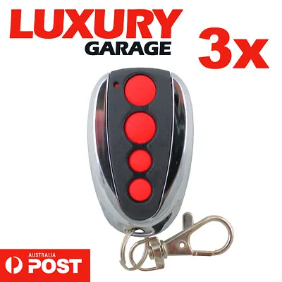 3x Steel-Line ZT-07 433.92Mhz Garage Door Remote Replacement SD800 Transmitter  • $45.47