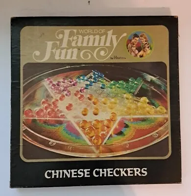 $15 • Buy Vintage World Of Family Fun: Chinese Checkers 1971 Hasbro No. 2002
