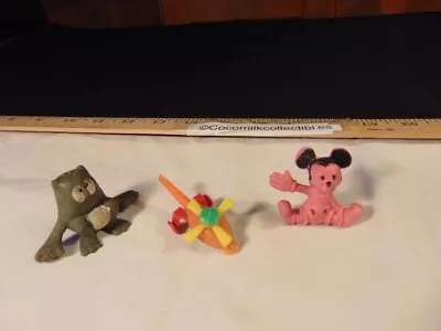 Lot 3 1970's Cereal Premiums Gumball Toys Mickey Mouse Helicopter Pencil Top  • $16.50