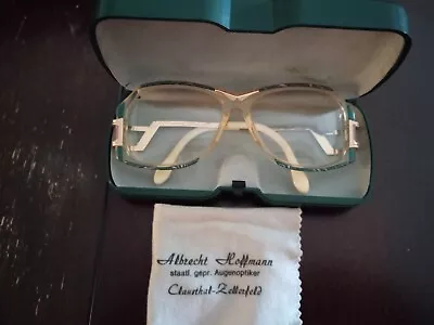 CAZAL AUTHENTIC 90' EYEGLASSES MOD 318 Col 652 GOLD/TRANSP.& GREEN FRAME W/CASE  • $120