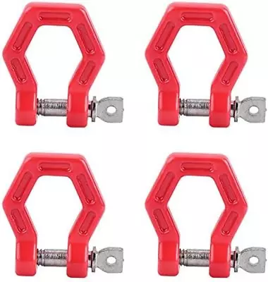 RC Car Trailer Buckle 4 Pcs Metal Tow Shackle Lock Catch For RC Climbing Crawle • $14.07