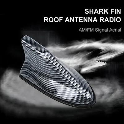 Universal Car Shark Fin Roof Antenna Radio AM/FM Signal Aerial Tool Accessories • $23.85