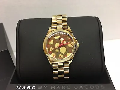 New Marc By Marc Jacobs Women's Gold Tone MBM3270 MSRP $250.00 Watch • $74.99