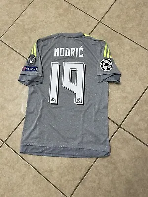 Real Madrid Modric 6 Croatia Player Issue Champions League Shirt  Jersey • $999