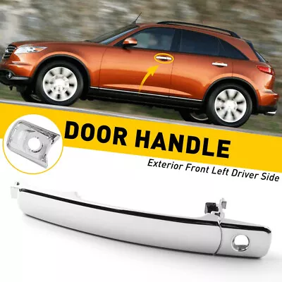 Chrome Exterior Outer Door Handle Driver Front For Nissan Murano Rogue Infiniti • $12.99