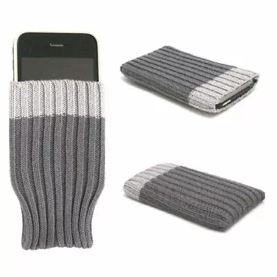 Wow Unique Grey Sock / Skin / Case Suitable For Samsung E370 [CD] • £10.88