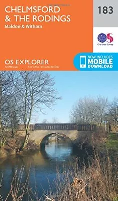 Chelmsford &The Rodings Map | Maldon & Witham | Ordnance S... By Ordnance Survey • £7.49