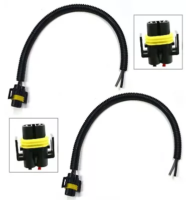 Extension Wire Pigtail Female P S H8 Two Harness Headlight High Beam Socket Plug • $11.40