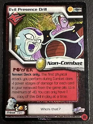 Evil Presence Drill Ultra Rare DBZ CCG UR 158 Limited (Score) • $300