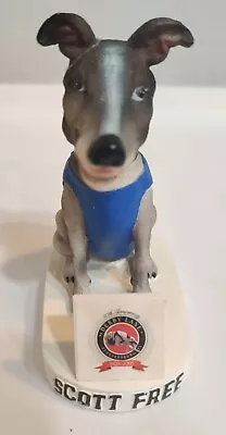 Vintage Derby Lane St Petersburg Greyhound Bobblehead SCOTT FREE #2 Blue  • $30