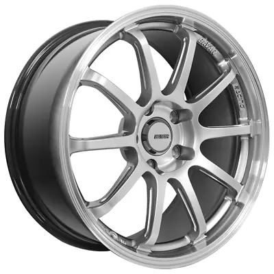 18x8.5  Flow Formed Wheels Bavar Racing BVR03 Hyper Black With Machined (P37) • $699